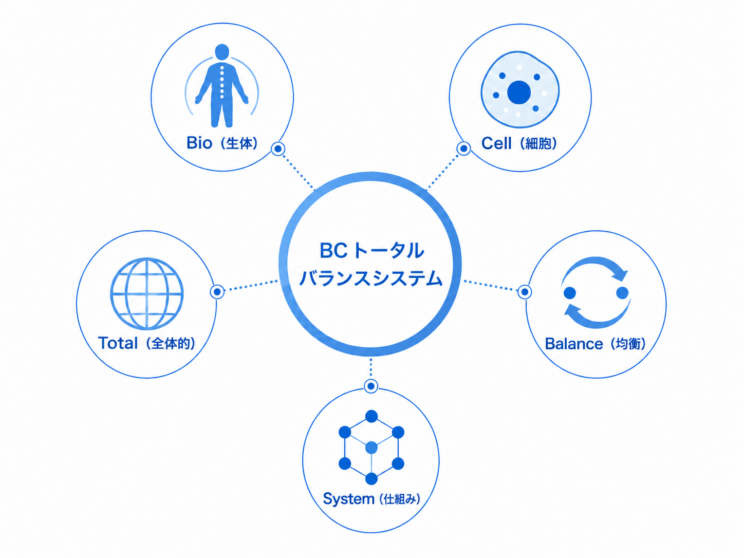 BCトータルバランスシステム — Bio Cell の概念図